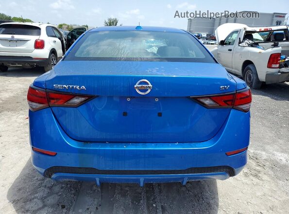 3N1AB8CV9PY305018 2023 NISSAN SENTRA Blue წინა სალონის ხედი