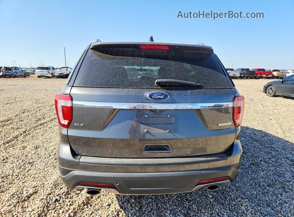 1FM5K7DHXJGB30221 2018 FORD EXPLORER Black Vista interior delantera