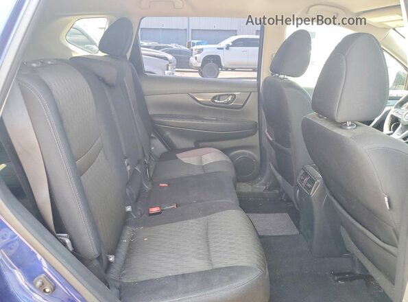 5N1AT2MV6HC810400 2017 NISSAN ROGUE Blue Engine compartment view