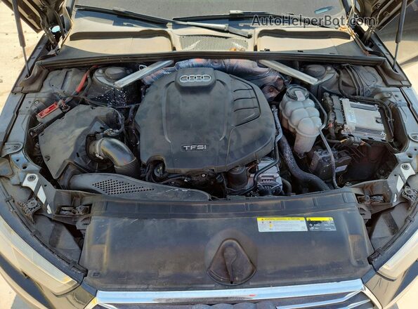 WAUKMAF49HN038707 2017 AUDI A4 Black Vista del compartimento del motor