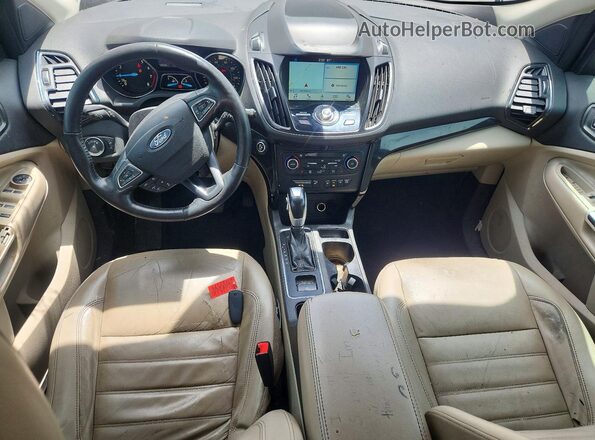 1FMCU0J94KUA62927 2019 FORD ESCAPE Black Вид щитка приладів