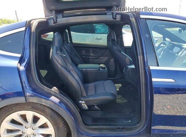 5YJXCBE24HF054703 2017 TESLA MODEL Blue Շարժիչի բաժամունքի տեսք