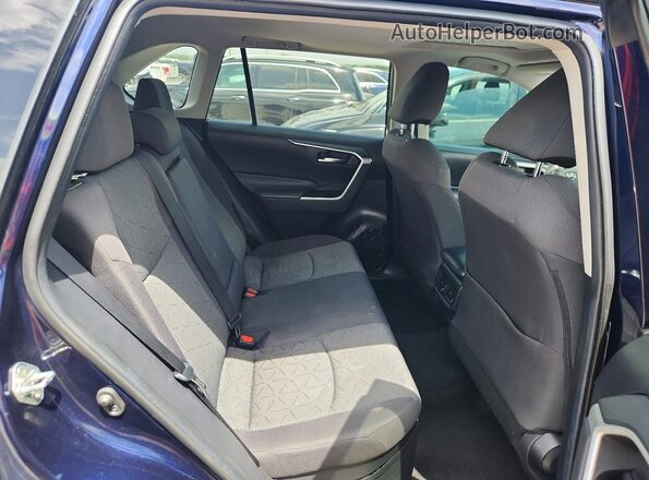 2T3RWRFVXLW047923 2020 TOYOTA RAV4 Blue უკანა სალონის ხედი