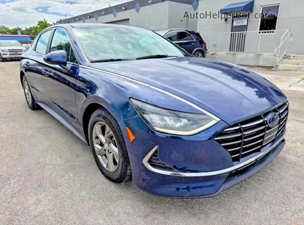 5NPEG4JA4MH074658 2021 HYUNDAI SONATA Black წინა ხედი