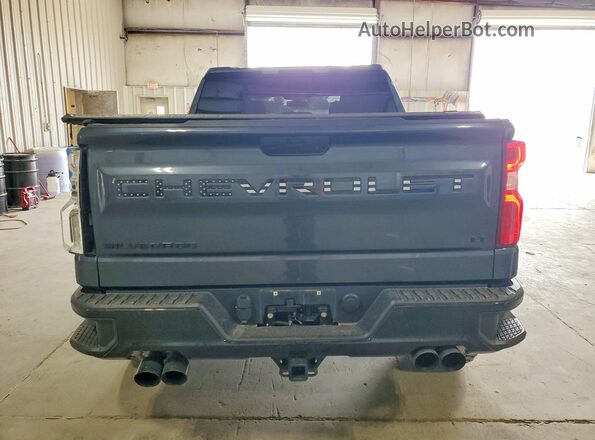 1GCPYFED2MZ379381 2021 CHEVROLET SILVERADO Charcoal უკანა ხედი