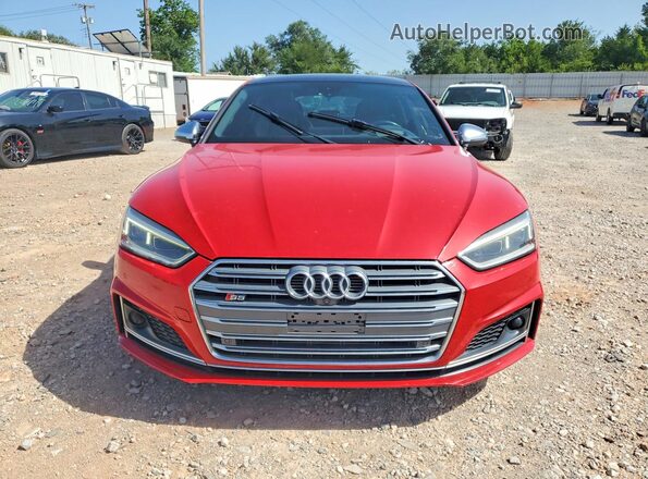 WAUC4CF53JA028194 2018 AUDI S5 Red უკანა ხედი