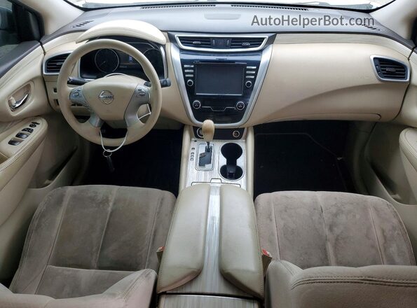5N1AZ2MG8GN161296 2016 NISSAN MURANO White Вид щитка приладів