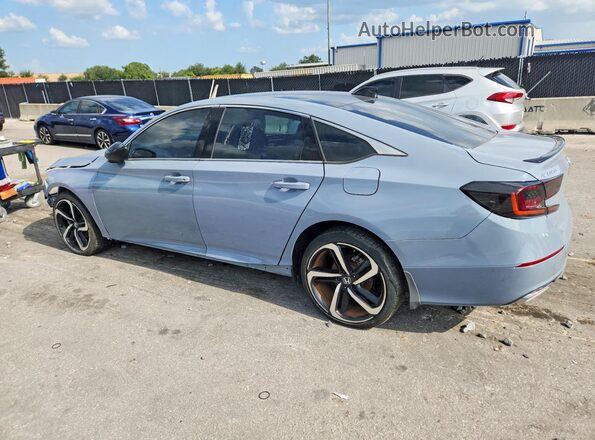 1HGCV1F34NA034564 2022 HONDA ACCORD Gray უკანა მარჯვენა