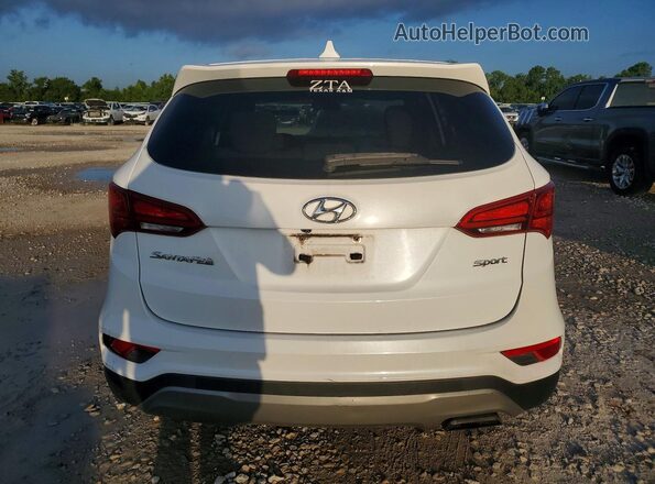5NMZT3LB7HH033604 2017 HYUNDAI SANTA White წინა სალონის ხედი