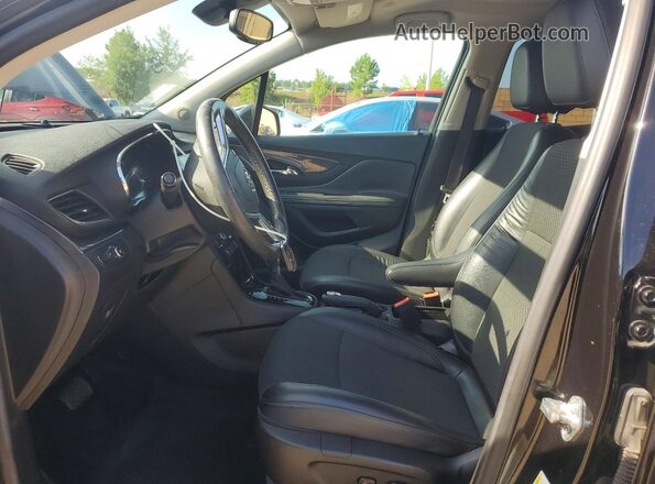 KL4CJASB5HB016154 2017 BUICK ENCORE Black წინა პანელის ხედი
