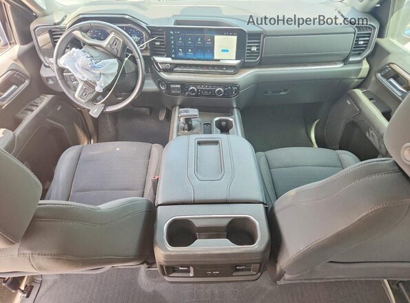 3GCUDEED5NG537982 2022 CHEVROLET SILVERADO Blue ხელსაწყოთა პანელის ხედი
