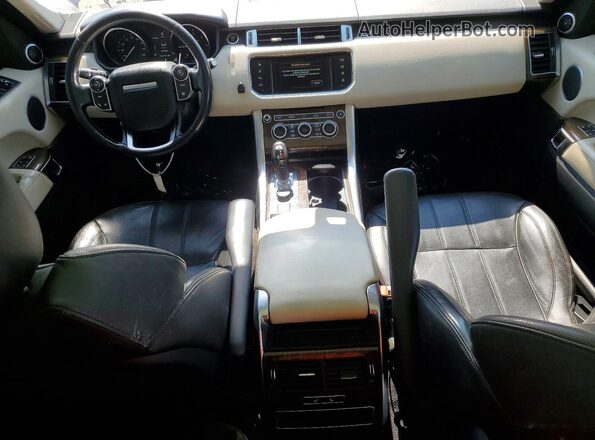 SALWR2KF7GA643780 2016 LAND ROVER RANGE ROVER Black ხელსაწყოთა პანელის ხედი