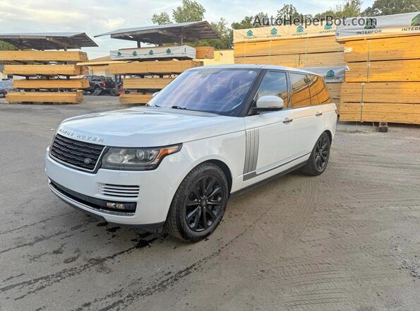 SALGS2VF9GA245118 2016 LAND ROVER RANGE White Rear right
