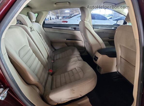 3FA6P0HD5HR247559 2017 FORD FUSION Burgundy Widok wnętrza z tyłu