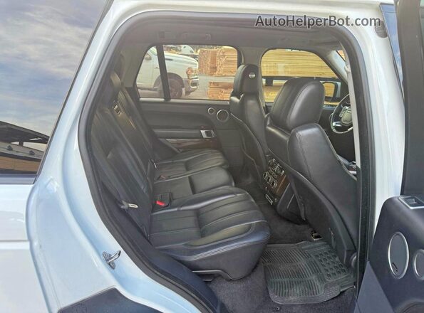 SALGS2VF9GA245118 2016 LAND ROVER RANGE White Front interior view