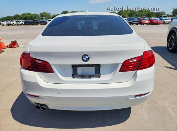 WBA5A5C52GG354902 2016 BMW 5 SERIES White Widok wnętrza z przodu
