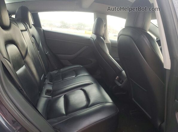 5YJ3E1EA0MF091641 2021 TESLA MODEL Blue Widok wnętrza z tyłu