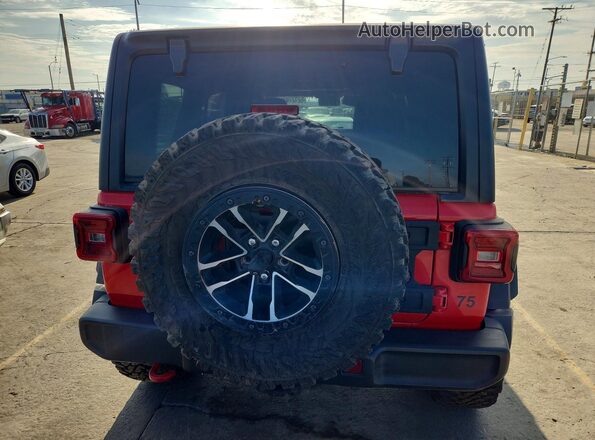 1C4RJXFGXRW250888 2024 JEEP WRANGLER Red წინა სალონის ხედი