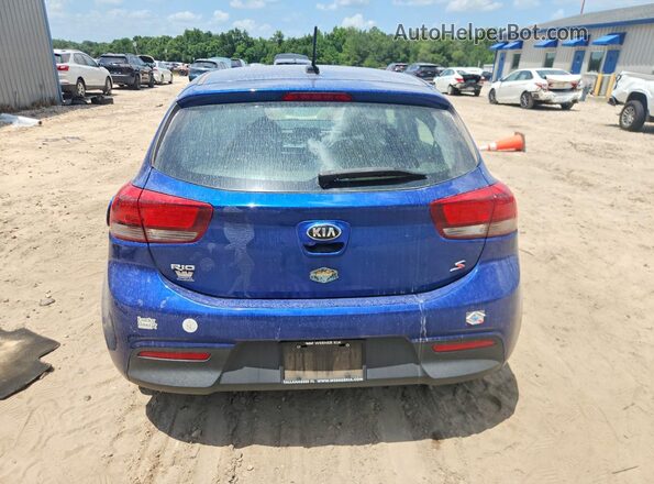 3KPA25AB1KE218793 2019 KIA RIO Blue Vista interior delantera