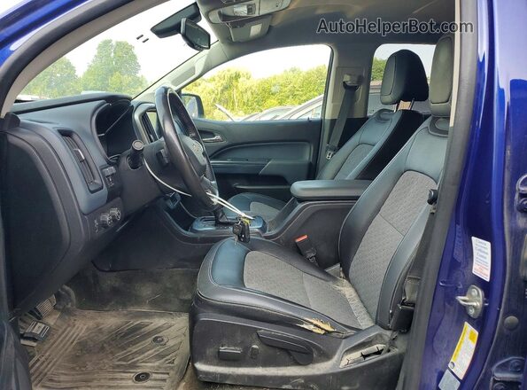 1GCPTDE17G1203244 2016 CHEVROLET COLORADO Синий Вид панели приборов