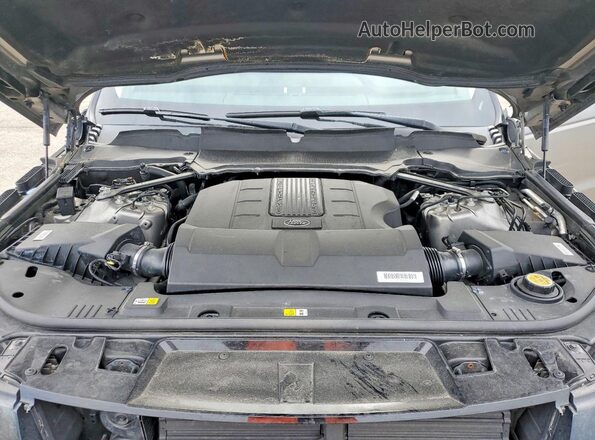 SALWV2SV7JA808639 2018 LAND ROVER RANGE Silver ძრავის განყოფილების ხედი