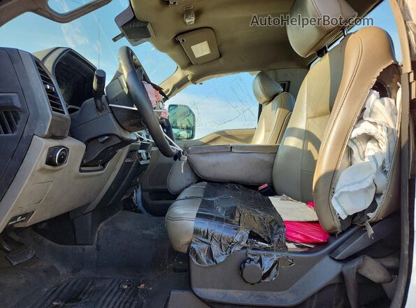 1FDBF2A61MED90214 2021 FORD F250 White Vista del salpicadero