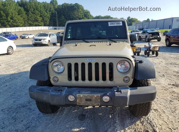 1C4BJWDG8JL858915 2018 JEEP WRANGLER Beige უკანა ხედი