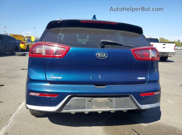 KNDCC3LC8J5161762 2018 KIA NIRO Синий Вид салона спереди
