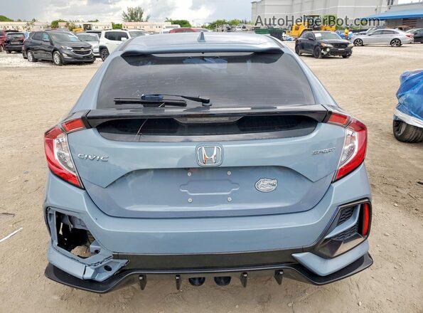 SHHFK7H45LU224888 2020 HONDA CIVIC Gray Widok wnętrza z przodu
