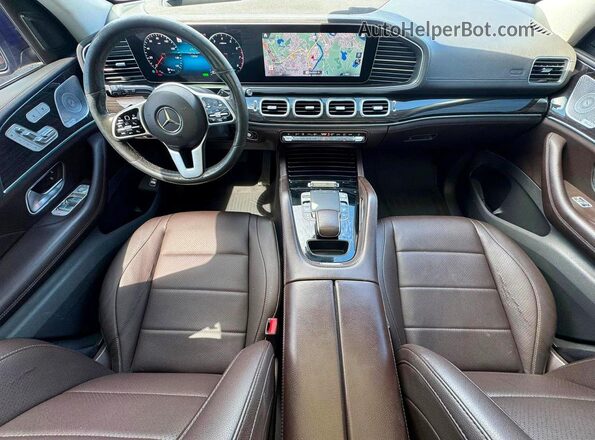 4JGFB5KB5LA076534 2020 MERCEDES-BENZ GLE-CLASS Blue Widok tylnych siedzeń