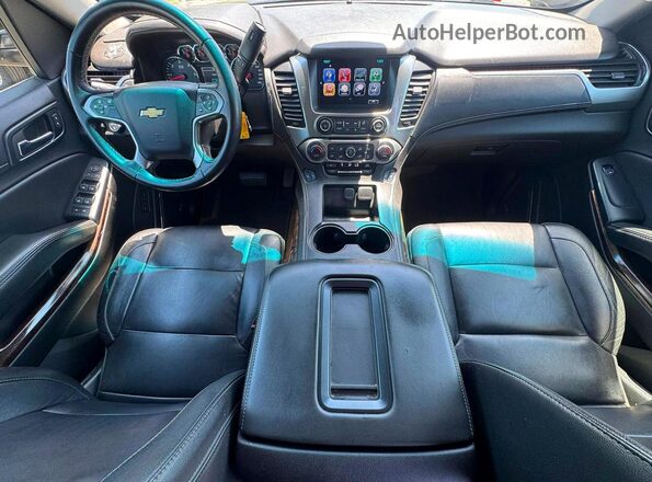 1GNSKHKC4JR238205 2018 CHEVROLET SUBURBAN Charcoal Rear seats view