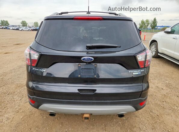 1FMCU9J96HUE41392 2017 FORD ESCAPE Black წინა სალონის ხედი