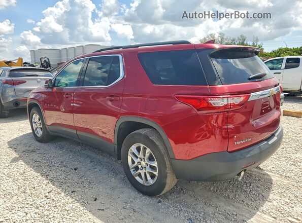1GNERGKW0MJ189634 2021 CHEVROLET TRAVERSE Red Հետևի աջ