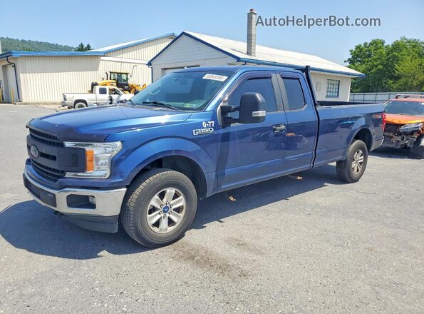 1FTFX1E44KKE72846 2019 FORD F150 Blue Задня ліва чверть
