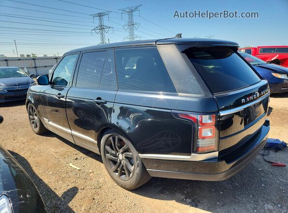 SALGR2KF9GA265806 2016 LAND ROVER RANGE Black Задня права чверть