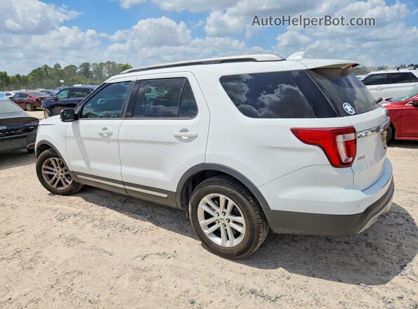 1FM5K7DH6HGB30341 2017 FORD EXPLORER White Trasero derecho