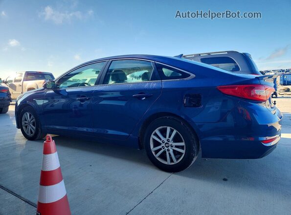 5NPE24AF6HH570805 2017 HYUNDAI SONATA Синий Задняя правая четверть