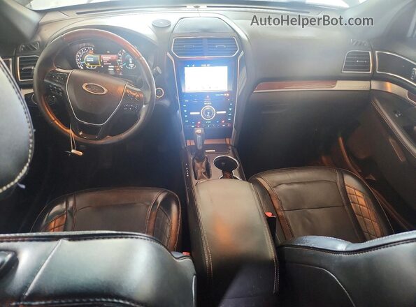 1FM5K8HT5HGA02483 2017 FORD EXPLORER Black Սարքավորումների վահանակի տեսք