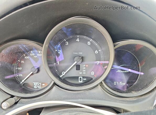 WP1AA2A50PLB00727 2023 PORSCHE MACAN White Vista del cuadro de instrumentos