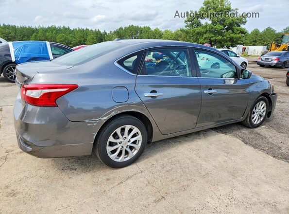 3N1AB7AP7KY372210 2019 NISSAN SENTRA Gray Front right
