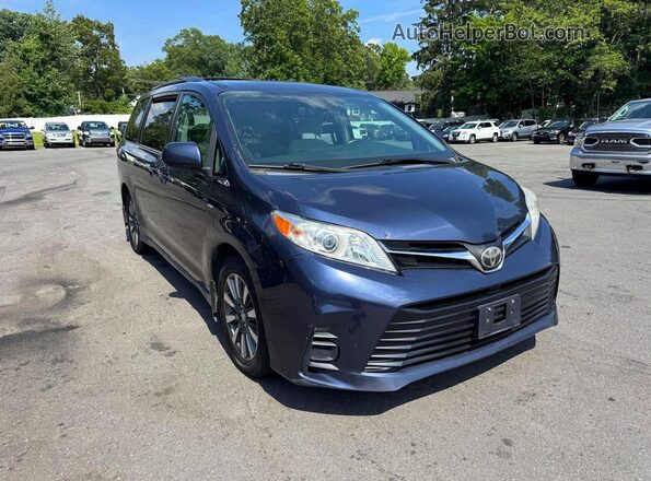 5TDJZ3DC1JS189479 2018 TOYOTA SIENNA Синий Вид спереди