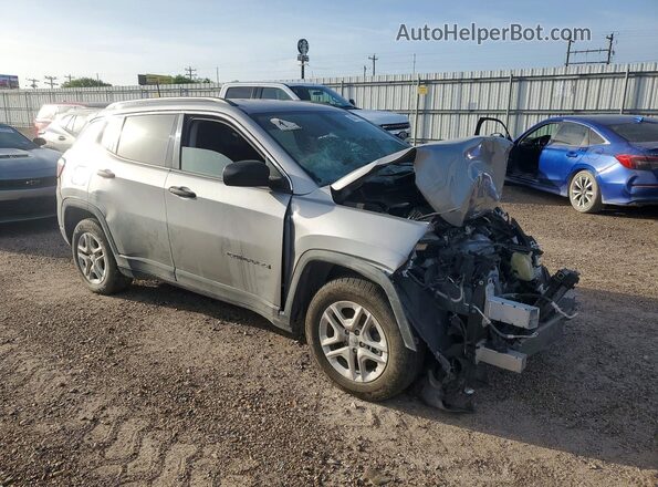 3C4NJCAB7MT560434 2021 JEEP COMPASS Silver წინა ხედი