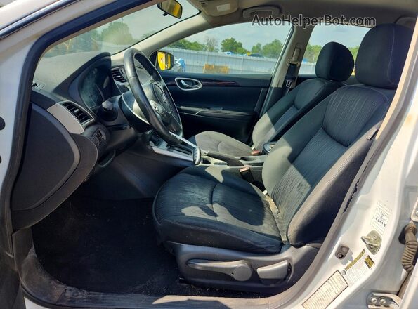 3N1AB7AP4KY314720 2019 NISSAN SENTRA White წინა პანელის ხედი