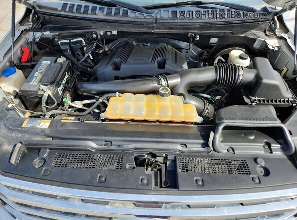 1FMJK1HTXJEA27323 2018 FORD EXPEDITION Silver VIN კოდის სტიკერის ხედი