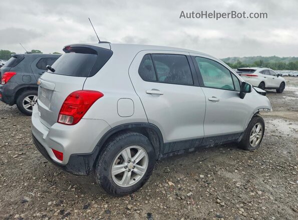 KL7CJNSB6MB350682 2021 CHEVROLET TRAX Silver Tył prawy