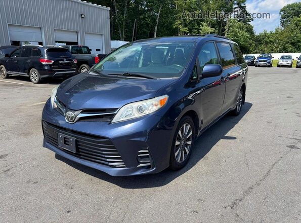 5TDJZ3DC1JS189479 2018 TOYOTA SIENNA Синий Задняя левая четверть