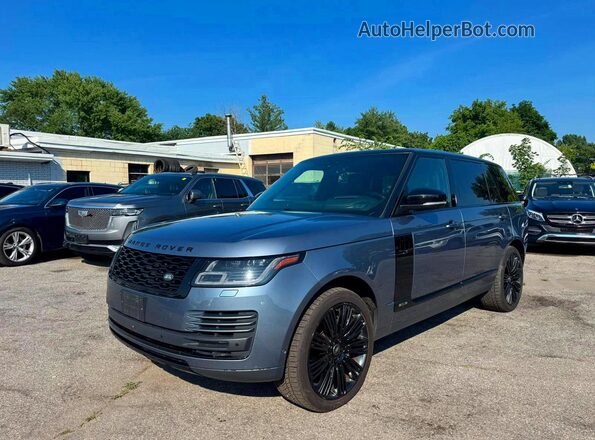 SALGS5RE3KA541540 2019 LAND ROVER RANGE Blue Հետևի աջ