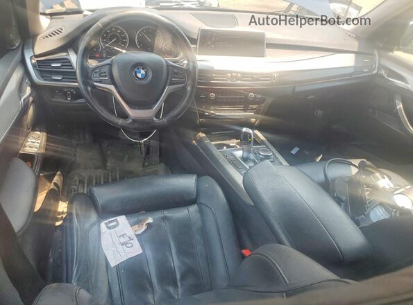 5UXKT0C52G0S76776 2016 BMW X5 Blue Widok zestawu wskaźników