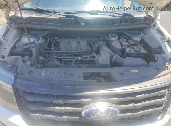 1FM5K8AR6GGB81498 2016 FORD EXPLORER White Вид наклейки з VIN-кодом