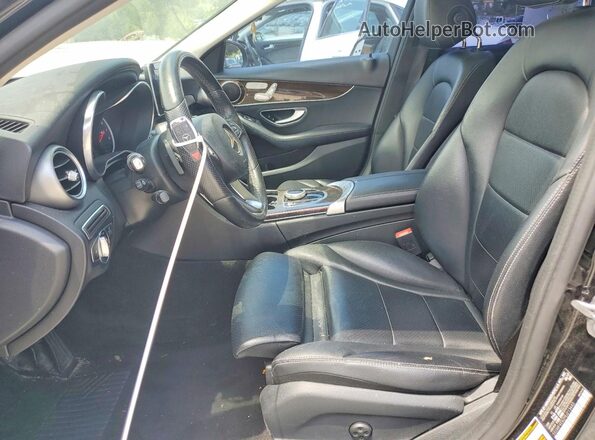 55SWF4KB2HU213493 2017 MERCEDES-BENZ C-CLASS Black Вид панелі приладів